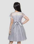 Donita Big Ribbon Party Dress for Girls