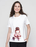 Nevada Tencel Donut Print Kaos Wanita