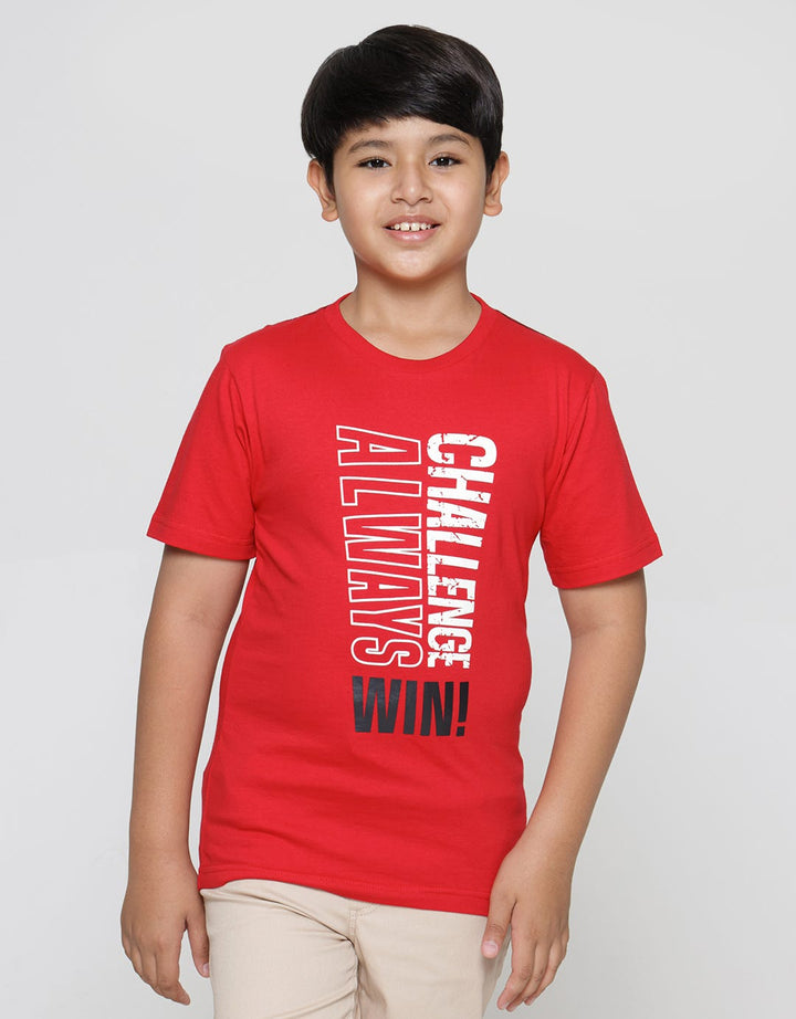 Nevada Short Sleeve T-Shirt Print Challenge Always Win