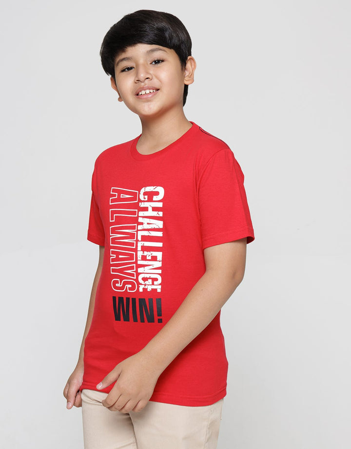 Nevada Short Sleeve T-Shirt Print Challenge Always Win