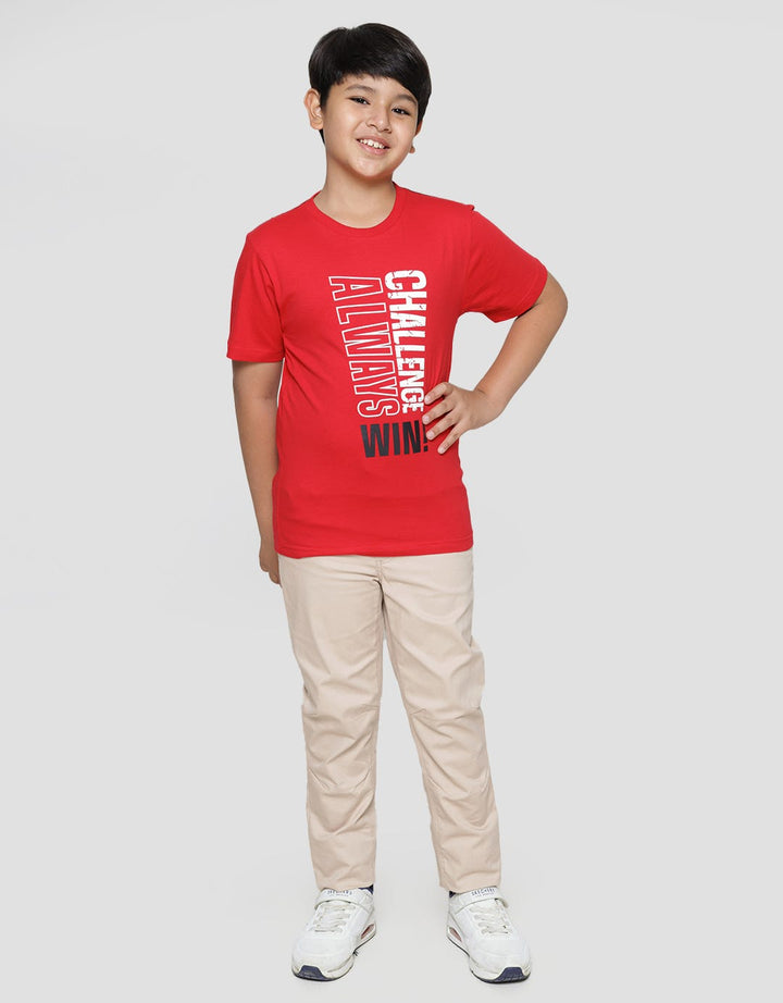 Nevada Short Sleeve T-Shirt Print Challenge Always Win