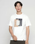 Details Short Sleeve T-Shirt Print Square