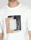 Details Short Sleeve T-Shirt Print Square