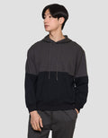 Details Sweater Hoodie Pria Cut And Sewn Colour Blocking