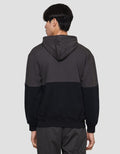 Details Sweater Hoodie Pria Cut And Sewn Colour Blocking