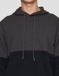 Details Sweater Hoodie Pria Cut And Sewn Colour Blocking