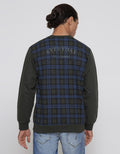 Details Checks Wording Sweater Pria
