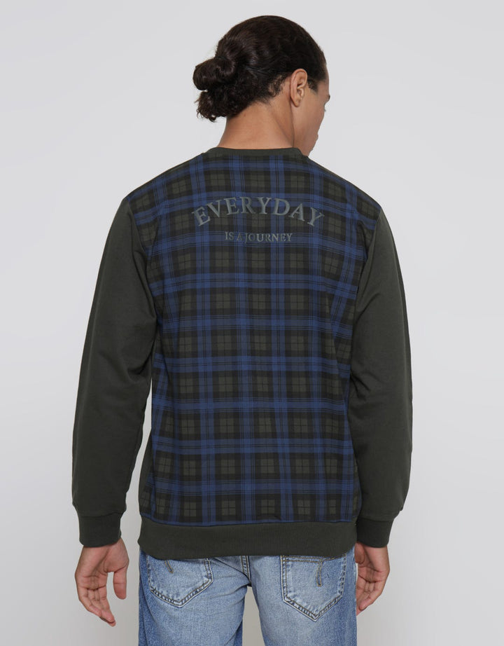 Details Checks Wording Sweater Pria