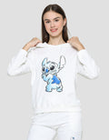 Disney Stitch Hoodie Pullover Sweater Wanita