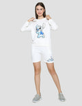 Disney Stitch Hoodie Pullover Sweater Wanita