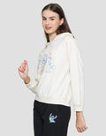 Disney Stitch Print Pullover Sweater Wanita
