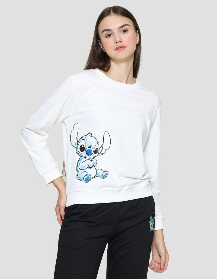Disney Stitch Print Casual Women's Sweater
