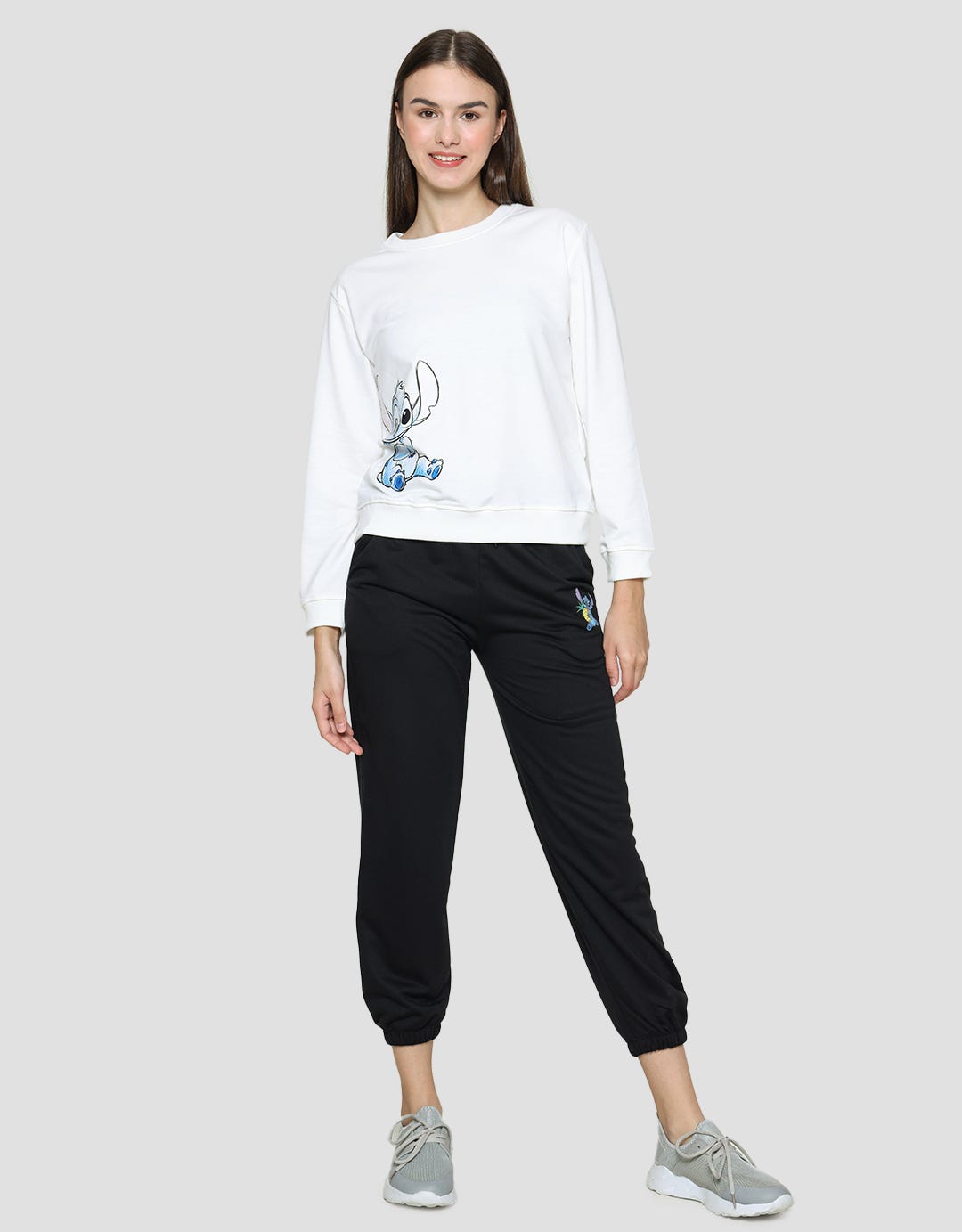 Disney Stitch Print Casual Women's Sweater