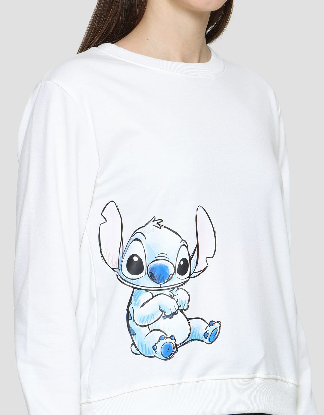 Disney Stitch Print Casual Women's Sweater