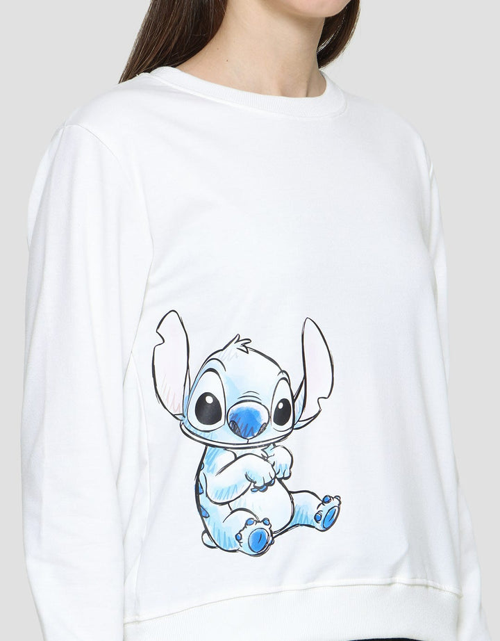 Disney Stitch Print Casual Women's Sweater