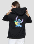 Disney Print Stitch Jaket Wanita