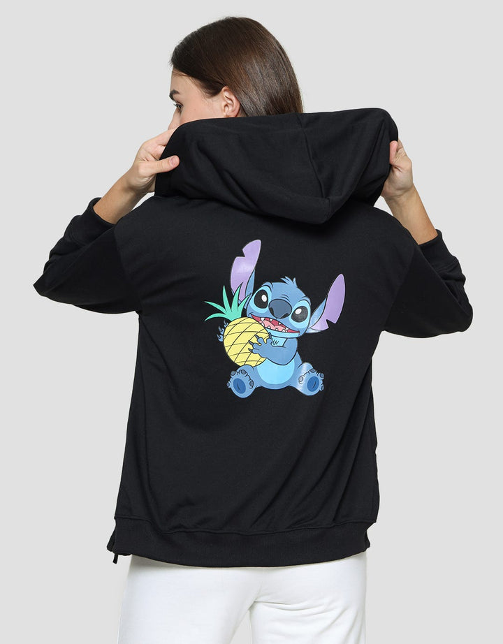 Disney Print Stitch Jaket Wanita