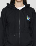 Disney Print Stitch Jaket Wanita