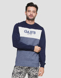 Gabs Denim Wordprint Sweater Pria