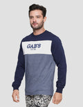 Gabs Denim Wordprint Sweater Pria