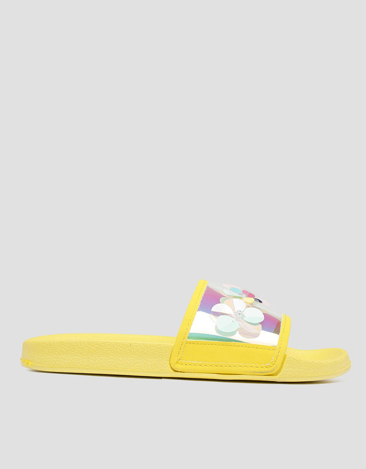 Nevada Strap With Flower Slipper Sandal Anak Perempuan