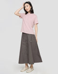 Connexion Textured Detail Kaos Wanita