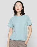 Connexion Textured Detail Kaos Wanita