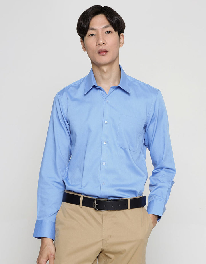 Stanley Adams Texture Slim Kemeja Pria