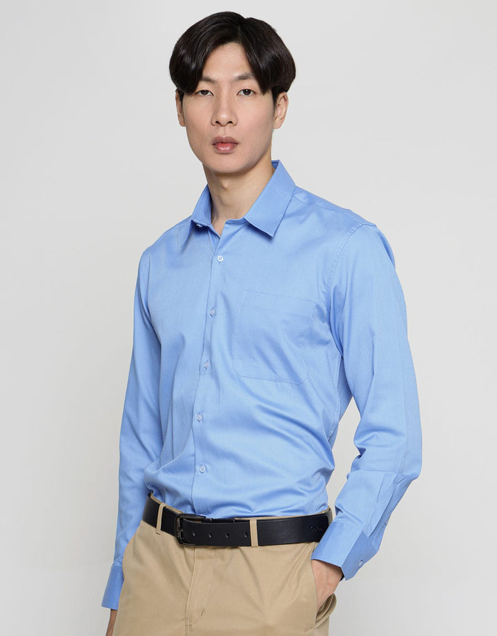 Stanley Adams Texture Slim Kemeja Pria