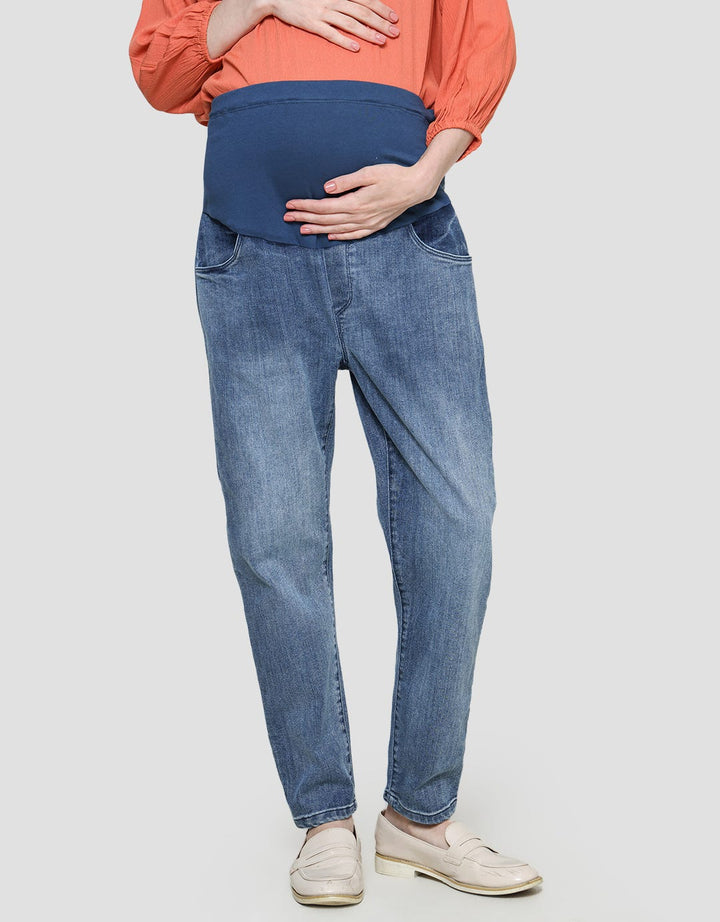 Connexion Mom Mandalika Celana Maternity Denim Wanita
