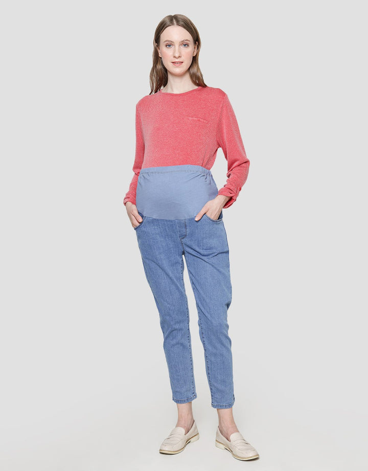 Connexion Mom Mandalika Celana Maternity Denim Wanita