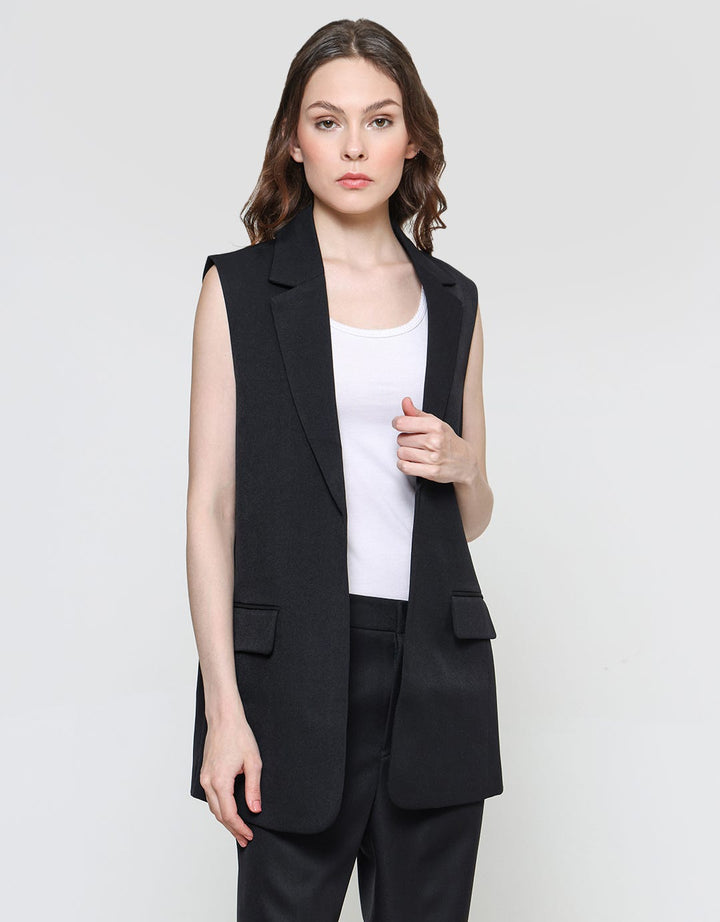 Connexion Blazer Tanpa Lengan Wanita