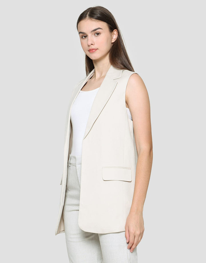 Connexion Blazer Tanpa Lengan Wanita