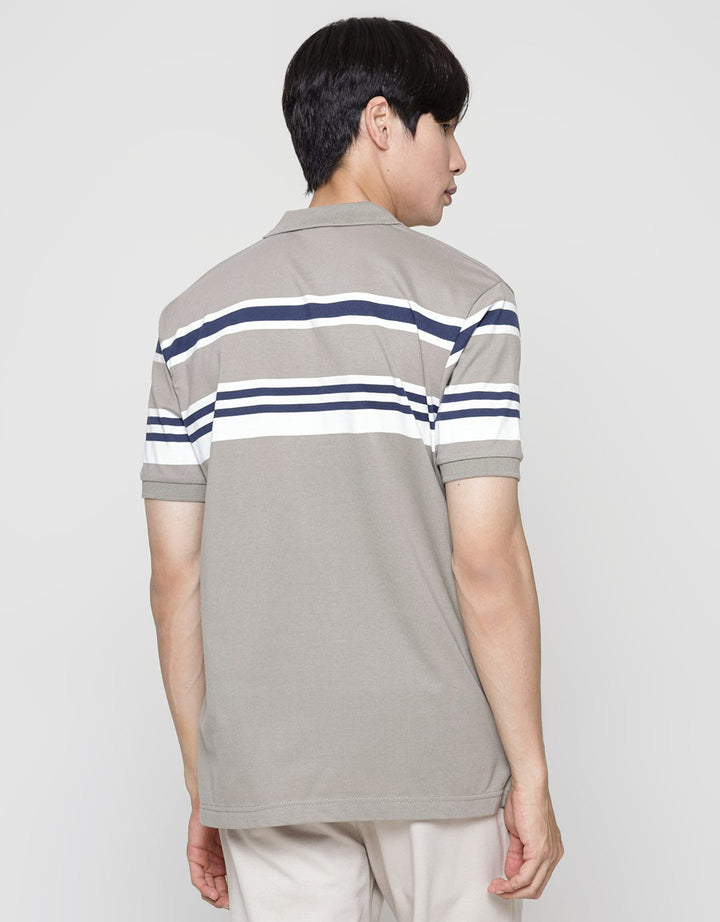 Walrus Kaos Polo Stripes Casual Pria