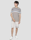 Walrus Kaos Polo Stripes Casual Pria