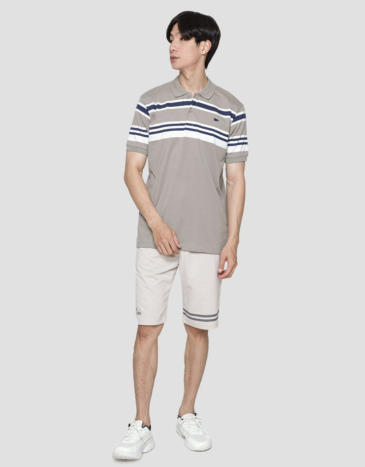 Walrus Kaos Polo Stripes Casual Pria