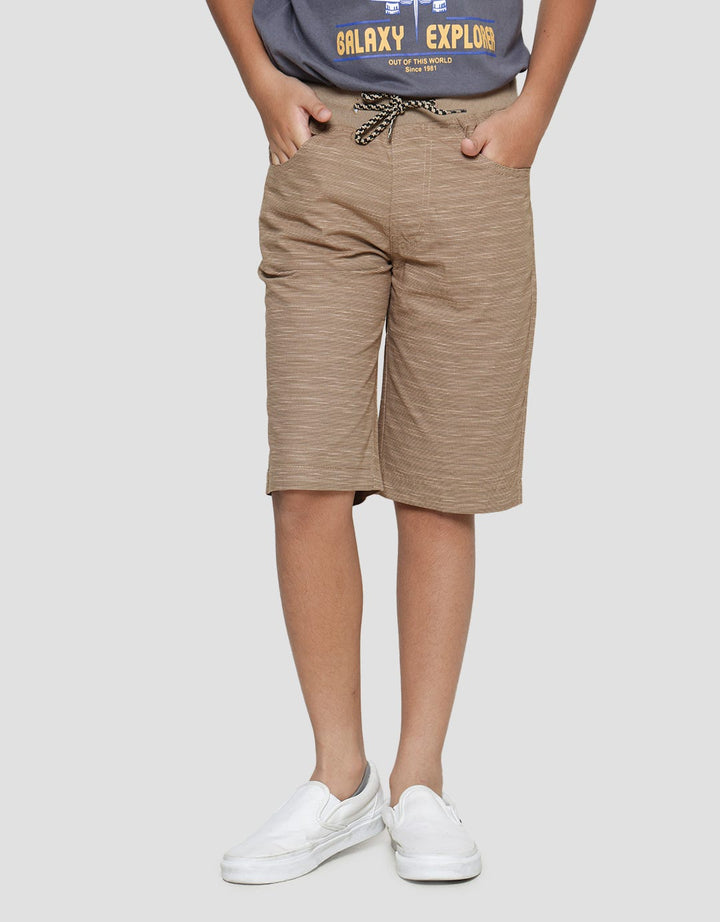 Nevada Celana Pendek Canvas Woven Print Stripe Anak Laki-Laki