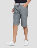 Nevada Boys Canvas Woven Print Stripe Shorts
