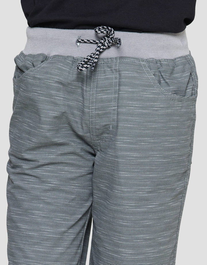 Nevada Celana Pendek Canvas Woven Print Stripe Anak Laki-Laki