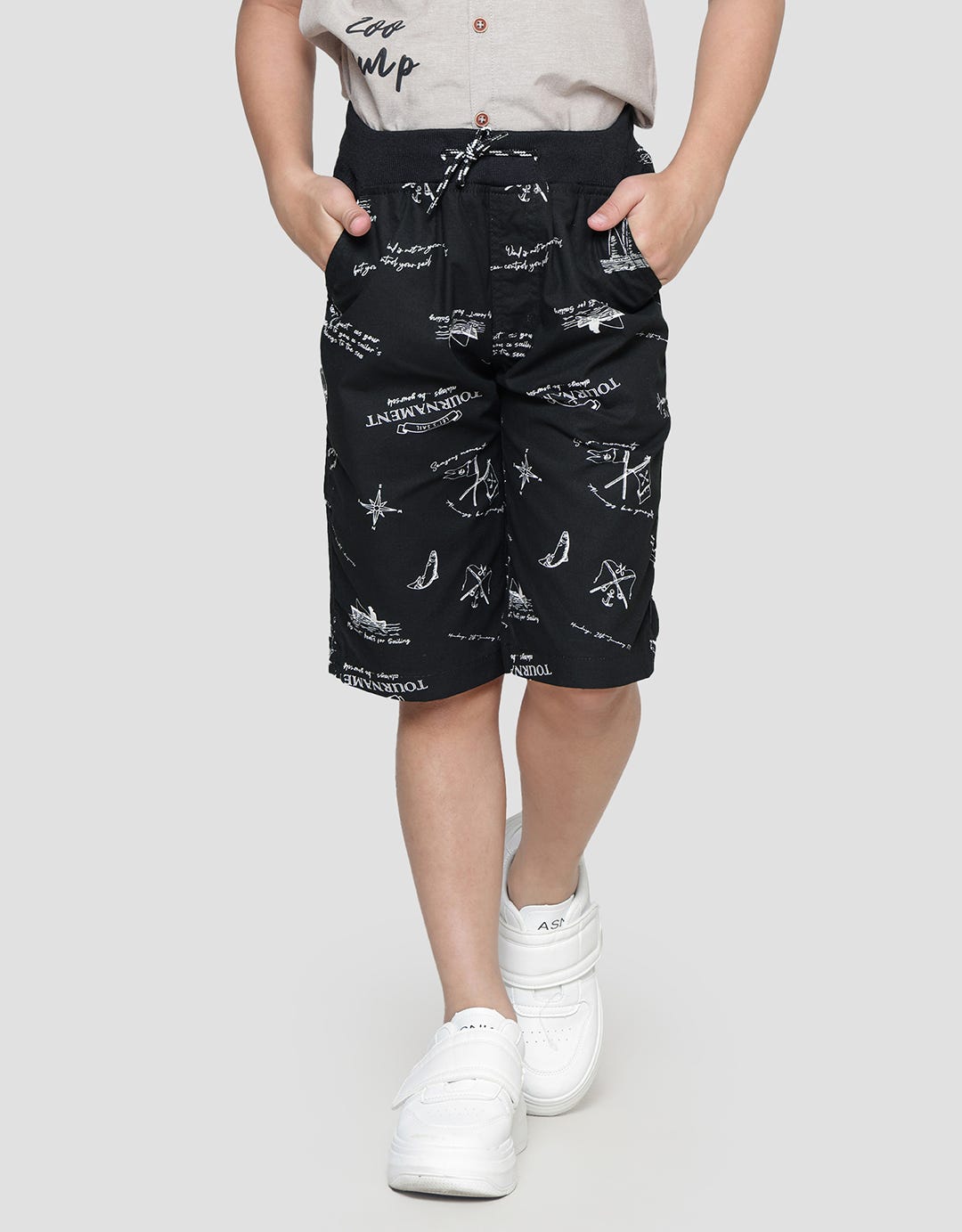 Nevada Celana Pendek Anak Laki-laki Print Ocean