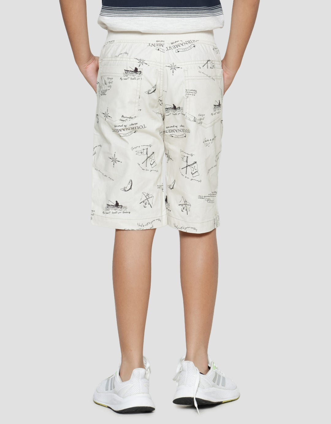 Nevada Celana Pendek Anak Laki-laki Print Ocean