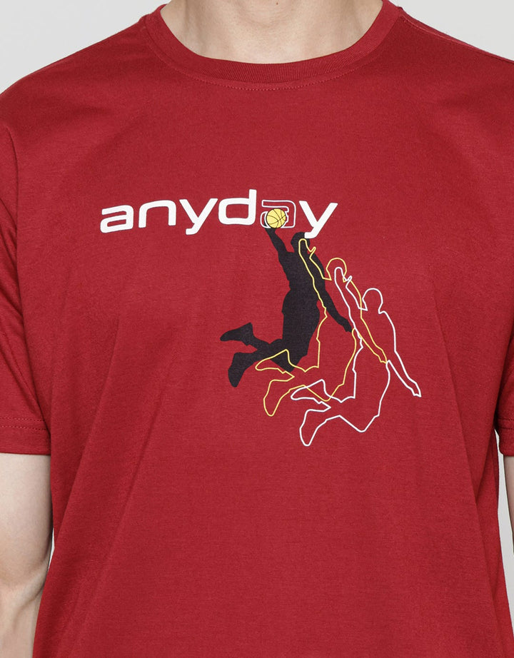 Anyday Short Sleeve T-Shirt Graphic Print