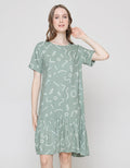 Nevada Memphis Minimalis Midi Dress Wanita