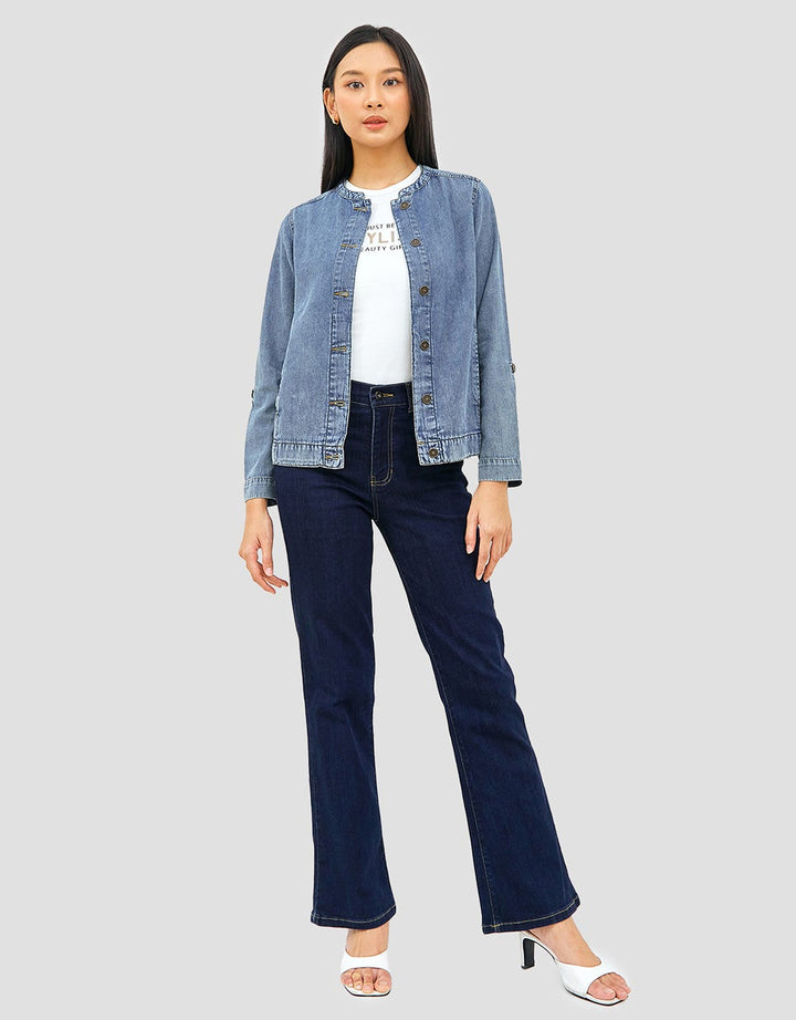 Geela Kagome Two Piece Denim Set Women