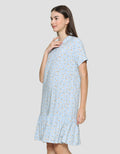 St. Yves Bunga Matahari Midi Dress Wanita