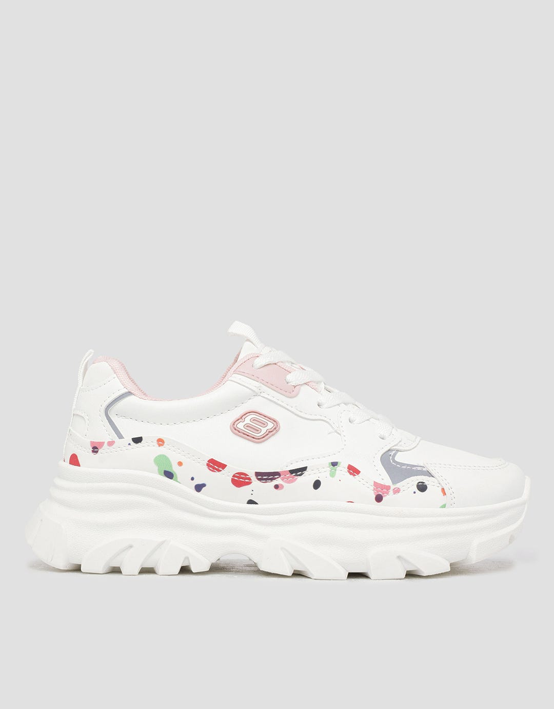 Yongki Komaladi Colorful Pattern Sepatu Sneakers Wanita