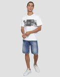 T Zone Short Sleeve T-Shirt Photoprint Theme City Mono - Enjoy