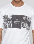 T Zone Short Sleeve T-Shirt Photoprint Theme City Mono - Enjoy