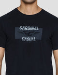 Cardinal Casual Logo Print Kaos Pria