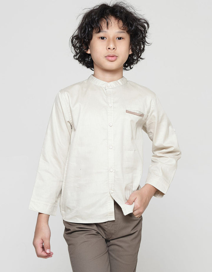 Little M Dobby Pique Baju Koko Anak Laki-laki
